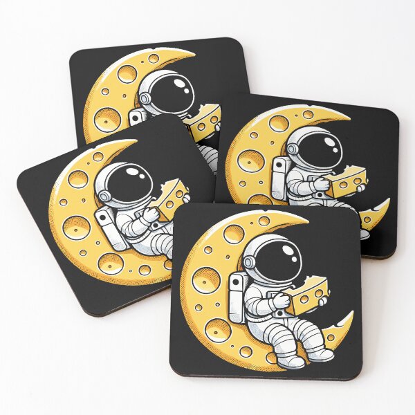 Item preview, Cute Astronaut Eating Cheese Moon designed and sold by TKsTees.