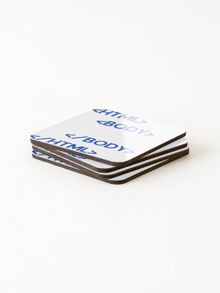 Thumbnail 4 of 5, Coasters (Set of 4), HTML Web Programming designed and sold by Missltms.