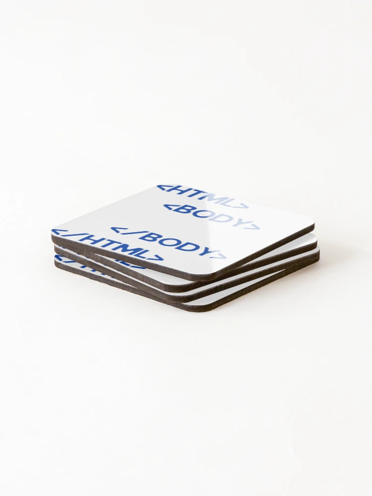 Thumbnail 4 of 5, Coasters (Set of 4), HTML Web Programming designed and sold by Missltms.