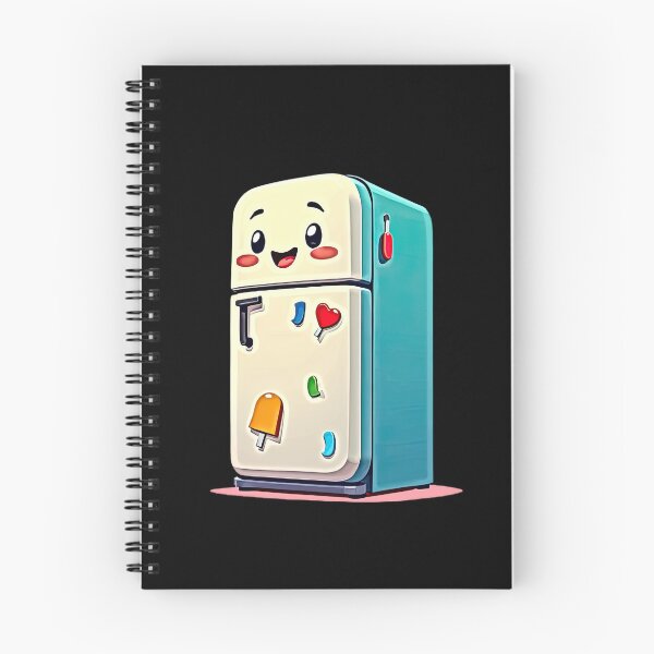 Item preview, Whimsical Cartoon Refrigerator with Face designed and sold by artwaves.