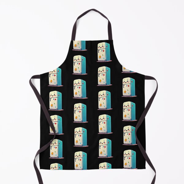 Item preview, Whimsical Cartoon Refrigerator with Face designed and sold by artwaves.