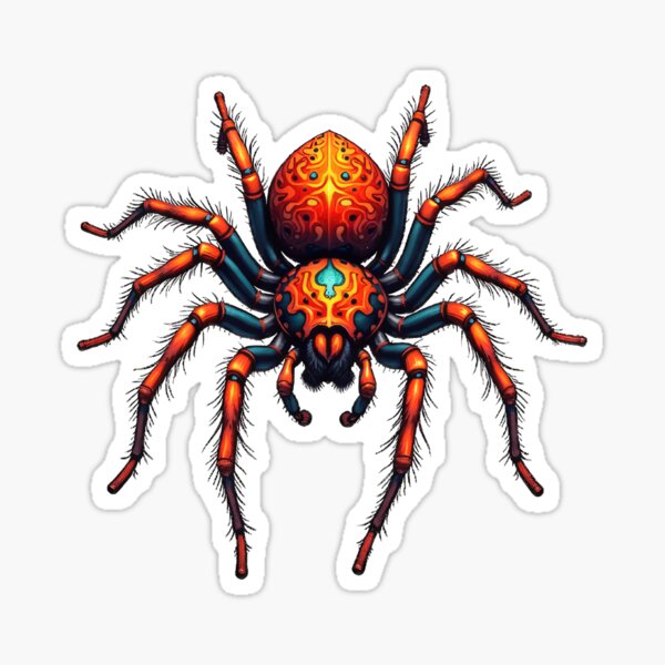 Item preview, Intricate Vibrant Spider with Delicate Legs designed and sold by artwaves.