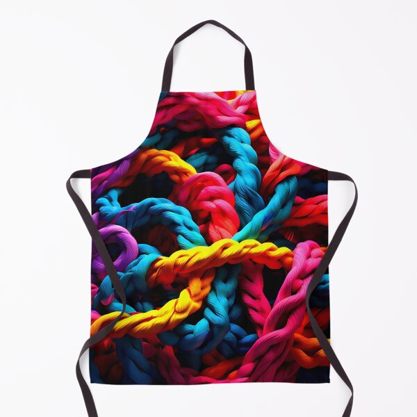 Item preview, Colorful rope design with overlapping loops in bright hues for a playful designed and sold by Tchoice.