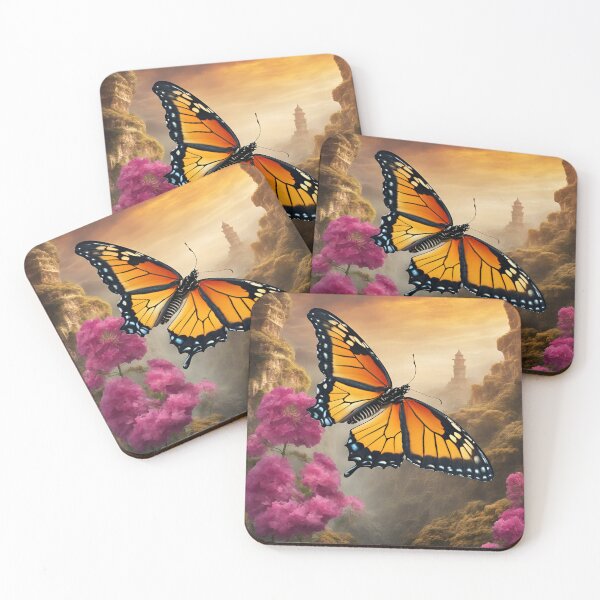 Item preview, Monarch Butterfly in a fantasy setting designed and sold by NicholeRose92.