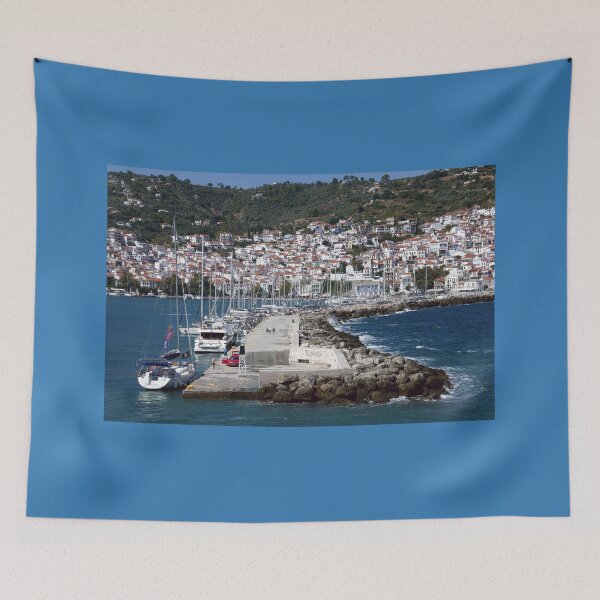 Item preview, The breakwater at Skopelos Town designed and sold by paulboizot.