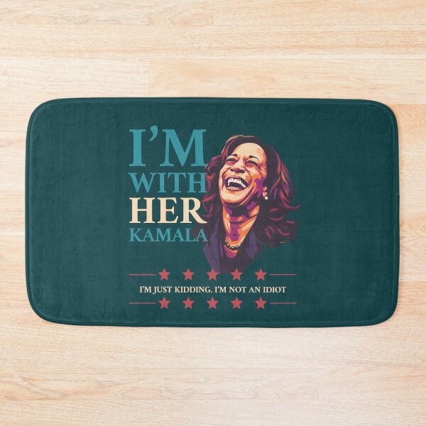 Item preview, I'm with Kamala, Just Kidding I'm NOT an Idiot designed and sold by trendyzcom.