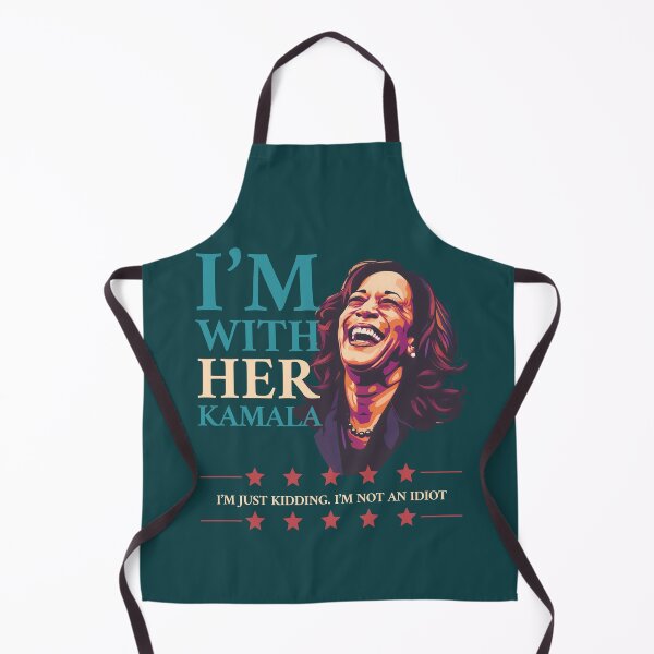 Item preview, I'm with Kamala, Just Kidding I'm NOT an Idiot designed and sold by trendyzcom.