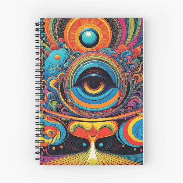 Item preview, Vibrant 60s Psychedelic Abstract Art designed and sold by HLPsychDesigns.
