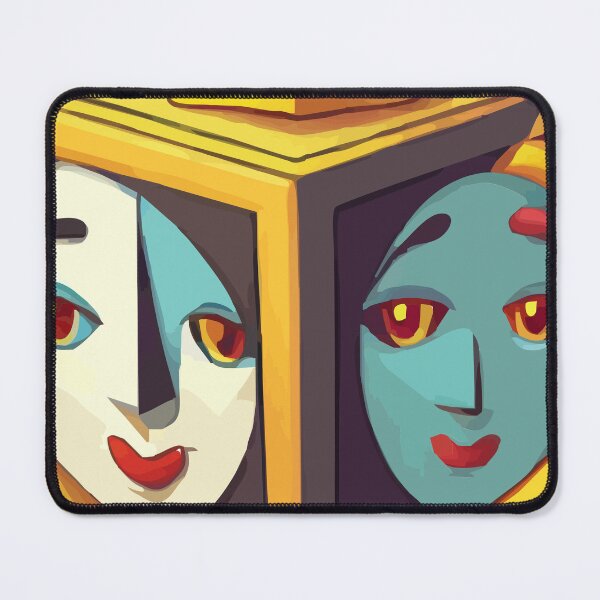 Item preview, cubist emoji designed and sold by Andre Faubert.