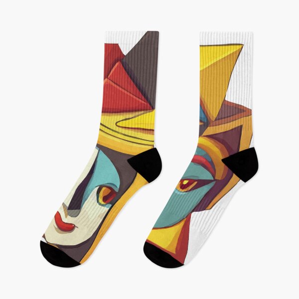 Item preview, cubist emoji designed and sold by Andre Faubert.