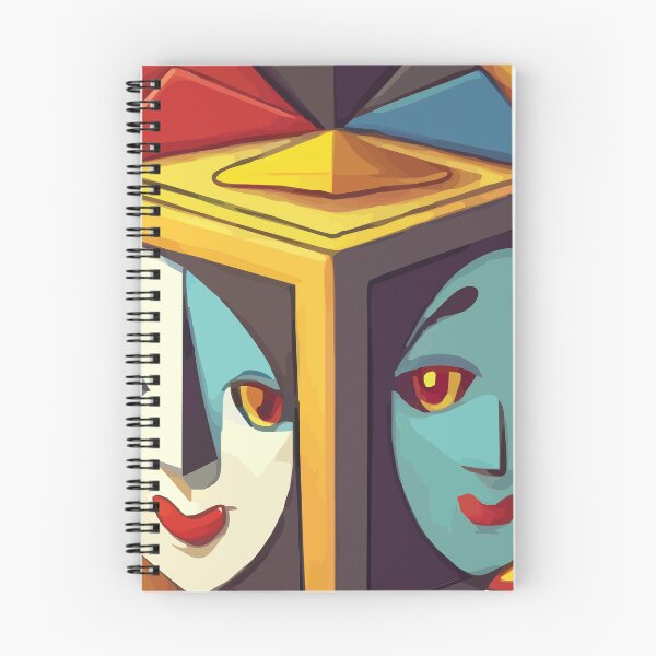 Item preview, cubist emoji designed and sold by Andre Faubert.