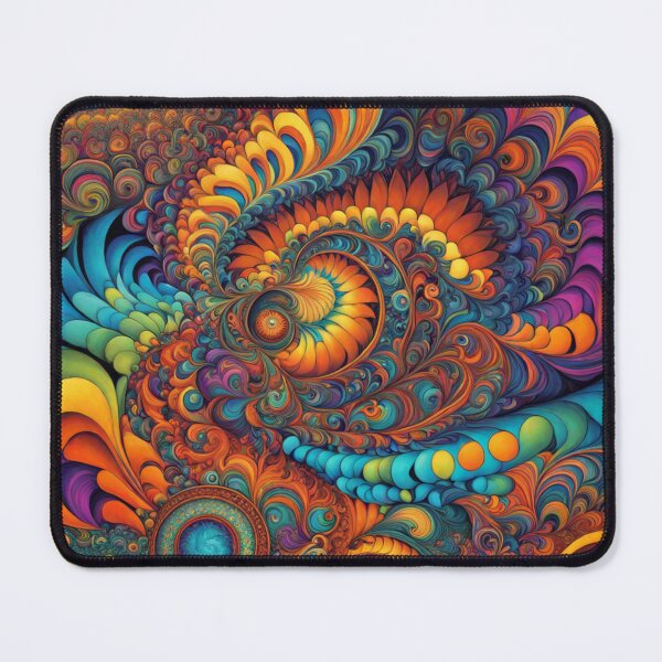 Item preview, 1960s Vibrant Psychedelic Abstracts designed and sold by HLPsychDesigns.
