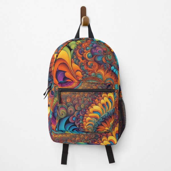 Item preview, 1960s Vibrant Psychedelic Abstracts designed and sold by HLPsychDesigns.