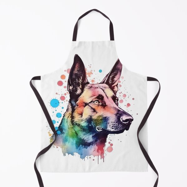 Item preview, Belgian Malinois | Colorful Watercolor Design #2 designed and sold by MatsurexDesigns.