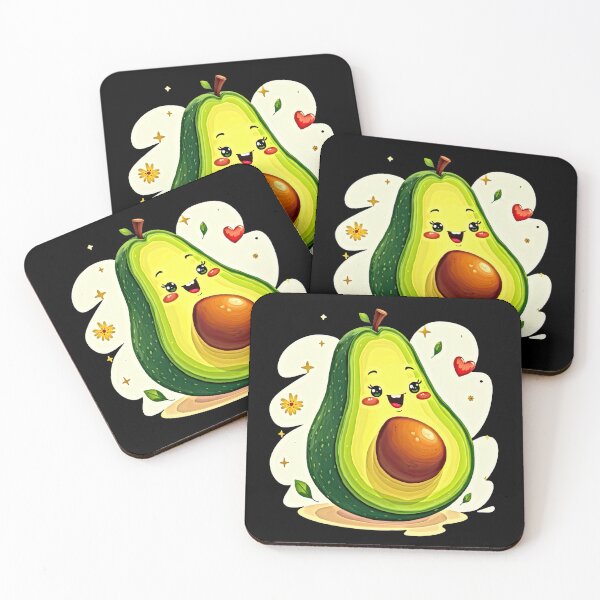 Item preview, Playful avocado with whimsical details designed and sold by artwaves.