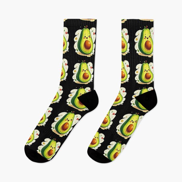 Item preview, Playful avocado with whimsical details designed and sold by artwaves.