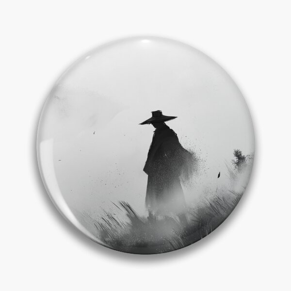 Item preview, Lone Samurai, Inkwell designed and sold by AICreateWorlds.