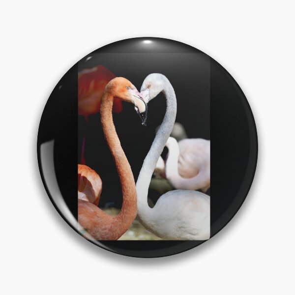 Item preview, Flamingos Heart Classic Black Tee  designed and sold by GeekySexyCool.