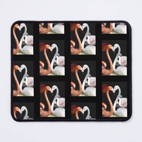 Item preview, Flamingos Heart Classic Black Tee  designed and sold by GeekySexyCool.