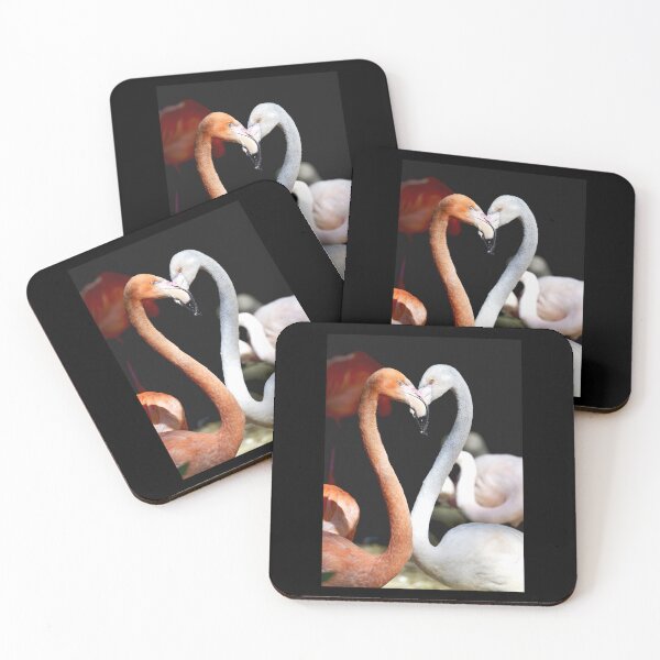 Item preview, Flamingos Heart Classic Black Tee  designed and sold by GeekySexyCool.