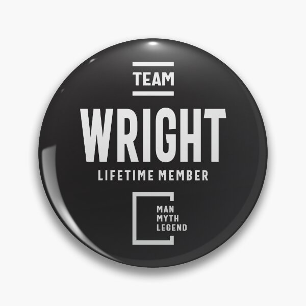 Aperçu de l'œuvre Membre à vie de l'équipe Wright Drôle de nom Wright créée et vendue par cidolopez.