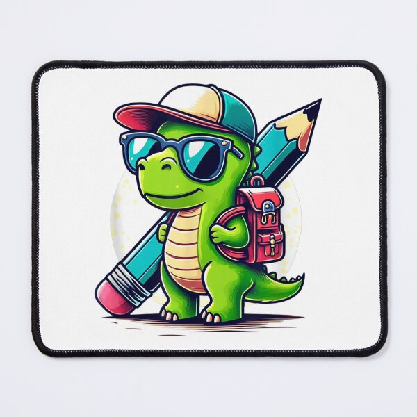 Item preview, Funny Cute Dinosaur Tee back to school and the first day of school Stikers designed and sold by AddlPoolart.