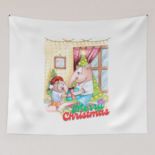 Item preview, Tapir Family Christmas designed and sold by Claustronautas.