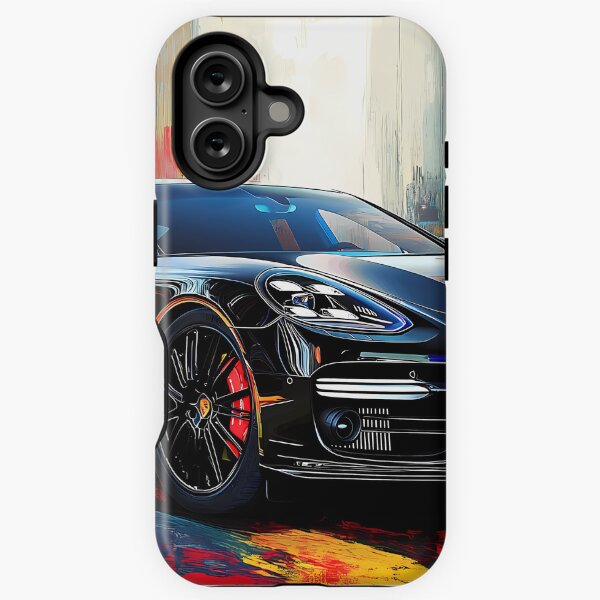 Artikel-Vorschau von Schwarzer Porsche Panamera GTS - Pop Art, designt und verkauft von AutoPopStudio.