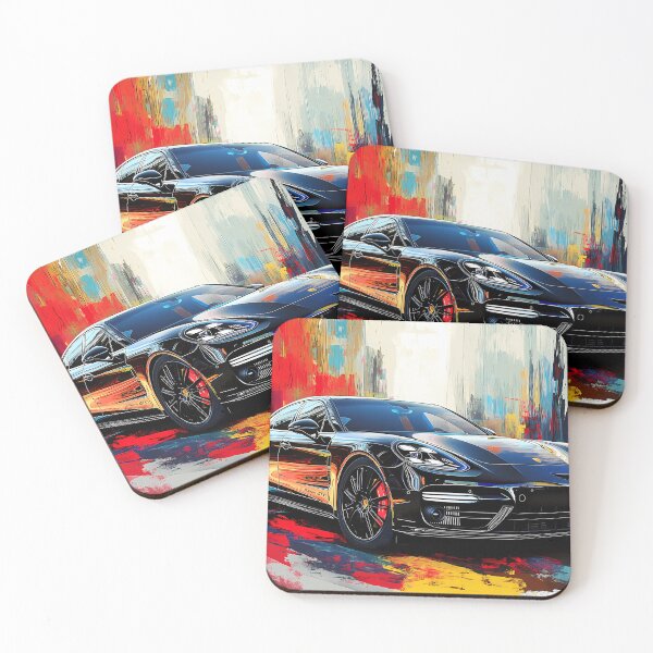 Item preview, Black Porsche Panamera GTS  -  Pop Art designed and sold by AutoPopStudio.