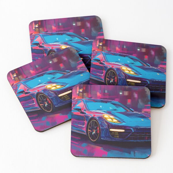 Item preview, Blue Porsche Panamera GTS  -  Pop Art designed and sold by AutoPopStudio.