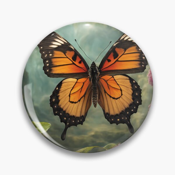 Item preview, Monarch Butterfly in a fantasy garden designed and sold by NicholeRose92.