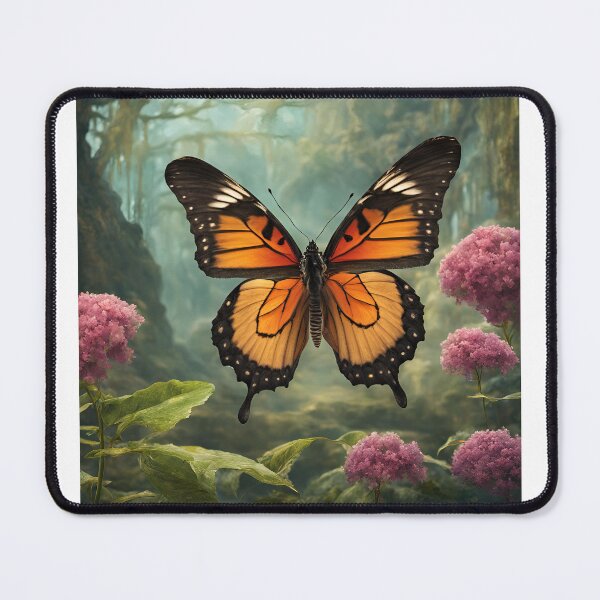 Item preview, Monarch Butterfly in a fantasy garden designed and sold by NicholeRose92.