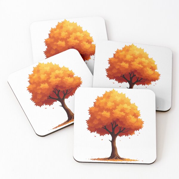 Item preview, Autumn Red Maple Tree #4 - @fluidwatercolor designed and sold by fluidwatercolor.