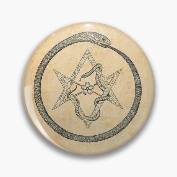 Item preview, Symbolism - The star inside the Ouroboros II designed and sold by PatronesKawai.