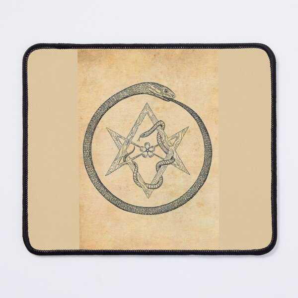 Item preview, Symbolism - The star inside the Ouroboros II designed and sold by PatronesKawai.