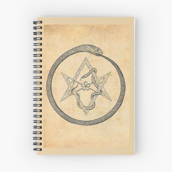 Item preview, Symbolism - The star inside the Ouroboros II designed and sold by PatronesKawai.