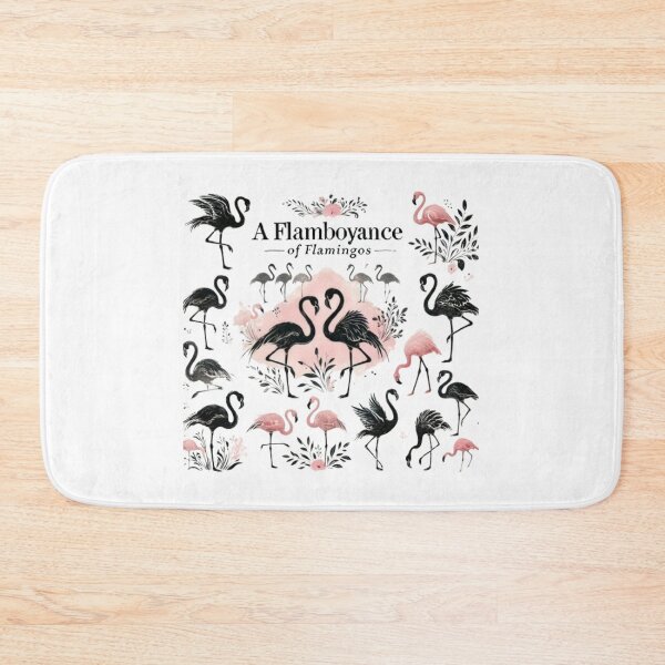 Item preview, A Flamboyance of Flamingos - Elegant Minimalist Design designed and sold by GemBob Creations.