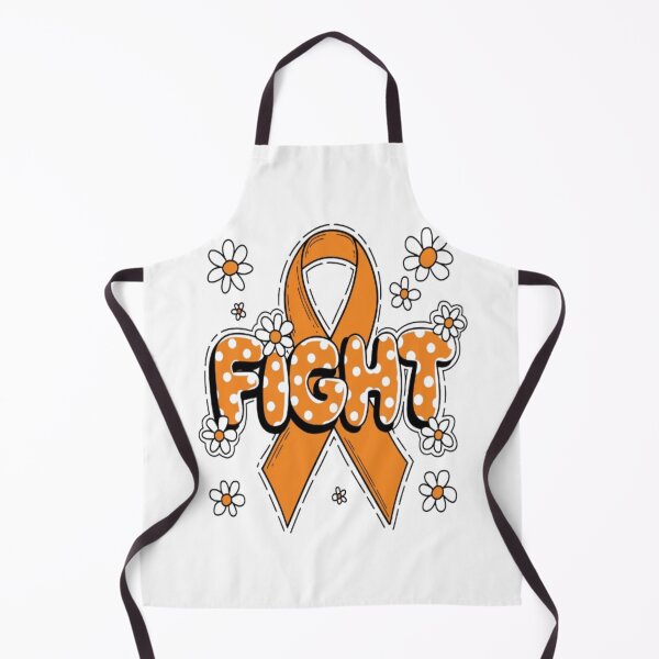 Item preview, Fight leukemia awareness with orangr ribbon and white flowers designed and sold by The Art Vibe.