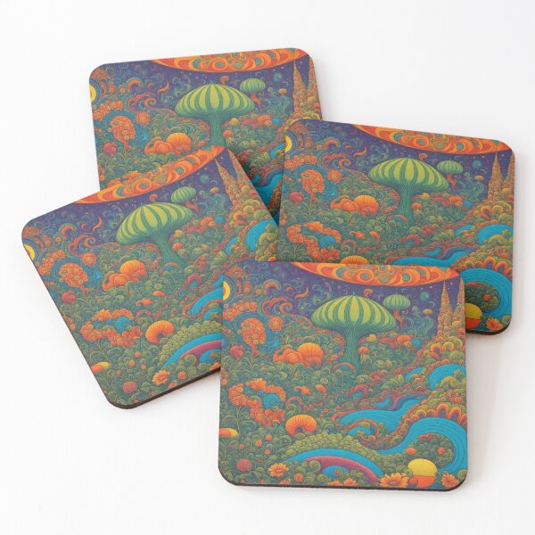 Item preview, Arte psicodélico audaz de los años 60 designed and sold by HLPsychDesigns.