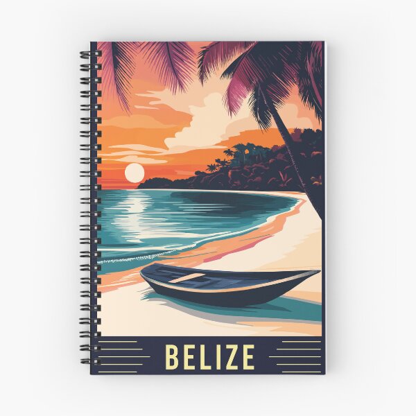 Item preview, Explora el paraíso tropical de Belice - Arte de viajes vintage designed and sold by turtlestart.