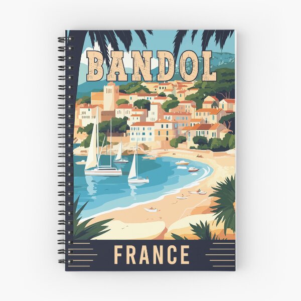 Item preview, Explore the Coastal Charm of Bandol in France - Vintage Travel Art designed and sold by turtlestart.