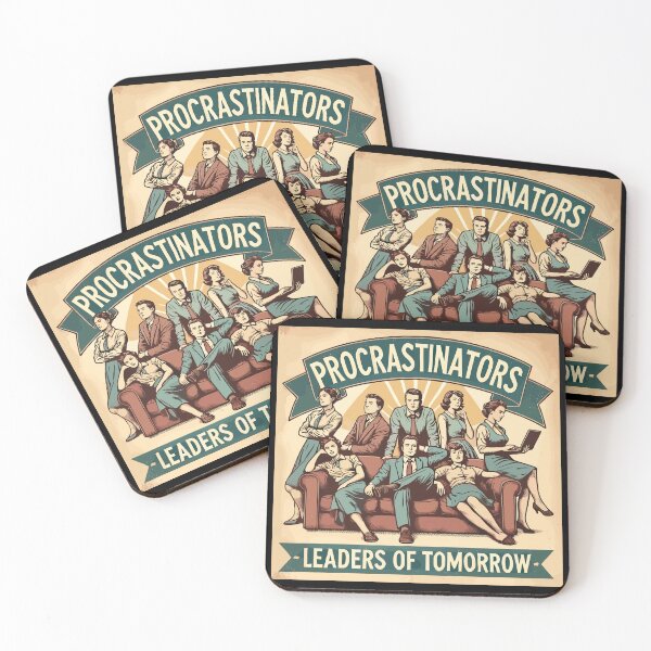 Item preview, Procrastinators Retro Comic Leaders of Tomorrow designed and sold by QuirkPrint.