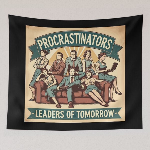 Item preview, Procrastinators Retro Comic Leaders of Tomorrow designed and sold by QuirkPrint.