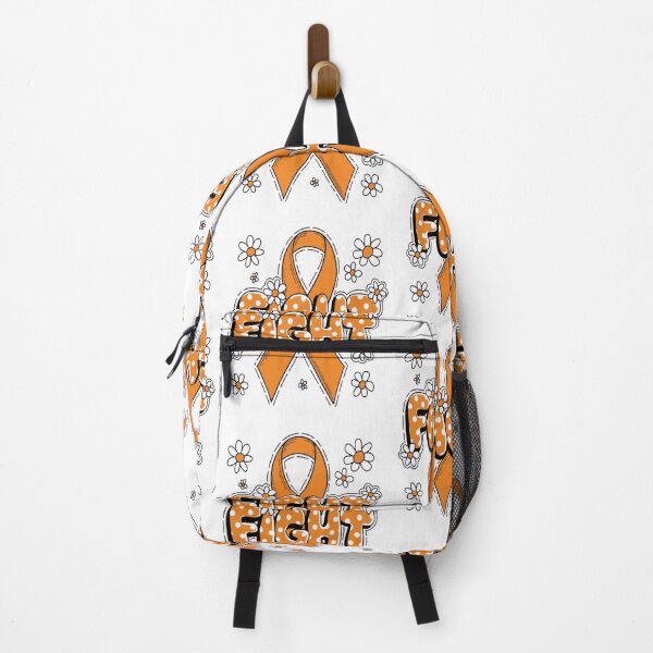 Item preview, Fight leukemia awareness with orangr ribbon and white flowers designed and sold by The Art Vibe.