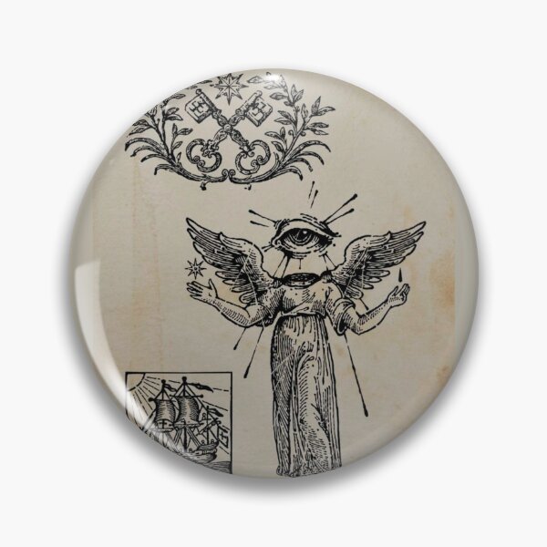 Item preview, Symbolism- The message in the form of an angel, the key, and the journey designed and sold by PatronesKawai.
