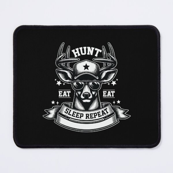 Item preview, Hunt Eat Sleep Repeat - Cool Deer Vibe designed and sold by Anniebuh.