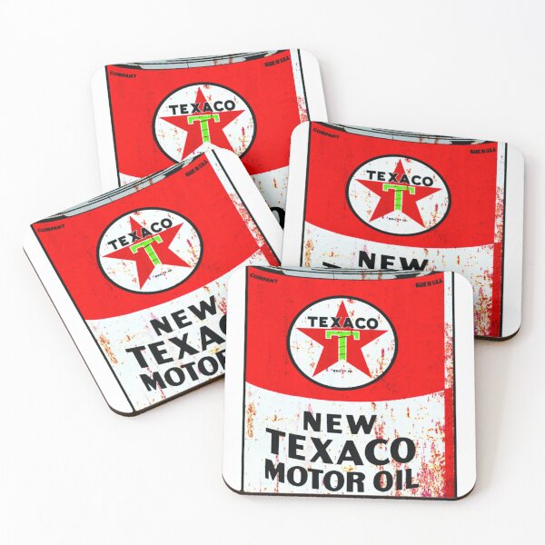 Item preview, Texaco vintage oil can art designed and sold by PIXEL POP DESIGNS - Beyond the Norm!.