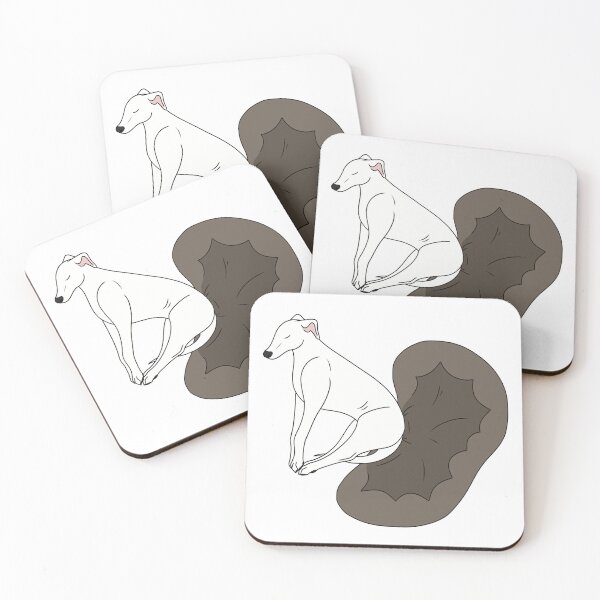 Item preview, Greyhound Bed Fail (White) designed and sold by JSmithDesigns.