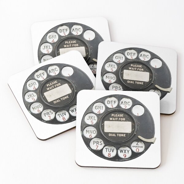 Item preview, Rotary Dial phone retro telephone dial designed and sold by PIXEL POP DESIGNS - Beyond the Norm!.