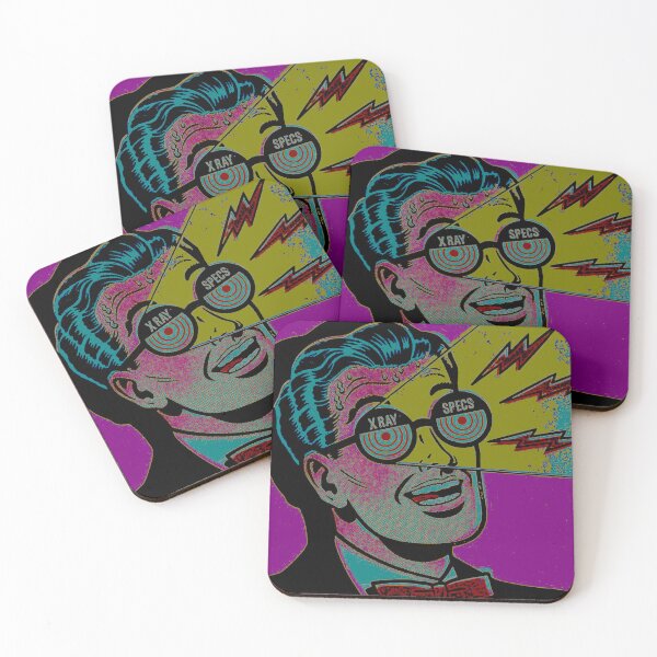 Item preview, X-Ray Specs Purple Vintage Style Pop Art Graphic  designed and sold by wmxdesign.
